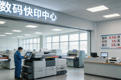 郑州开证件照快印店每月成本大概多少？